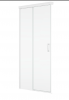 Ronal Sanswiss wejście narożne rozsuwane dwuczęściowe lewe 90x200 cm, szkło przezroczyste, profile WHITE LINE biały mat CAE2G0900907